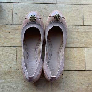 Nude Tory Burch Ballet Flats